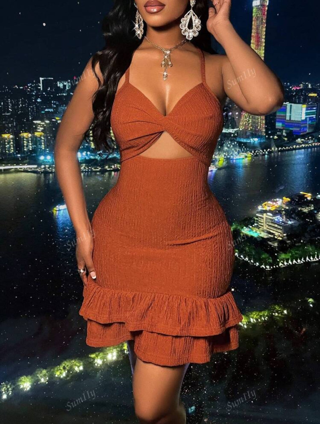 Sun-Kissed Beauty Mini Dress