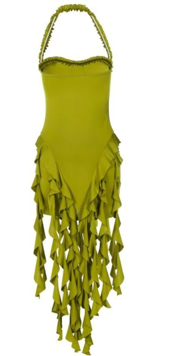 Ptorlio Sexy Women’s Mini Halter Dress