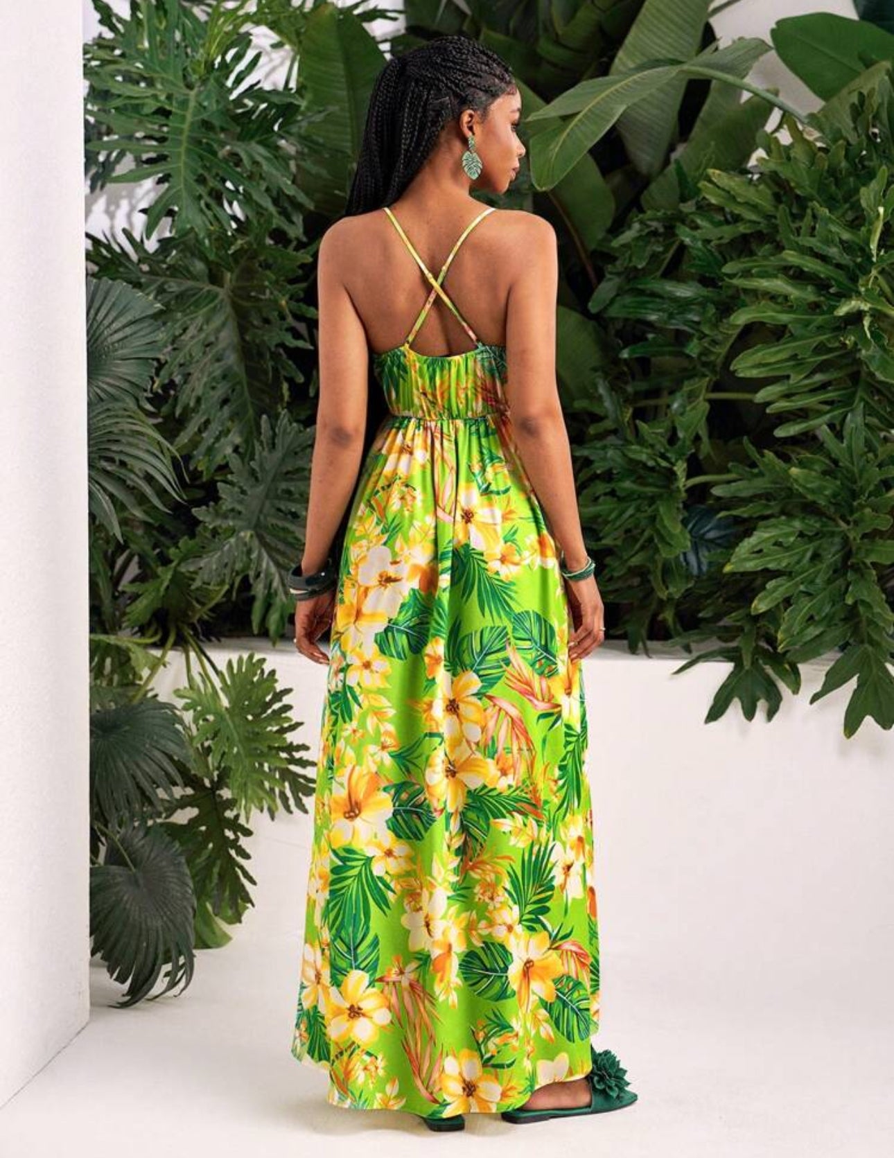 Tropical Muse Strap Dress